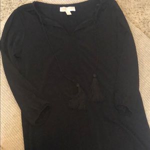 Michael Kors Black tassel dress